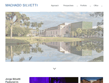 Tablet Screenshot of machado-silvetti.com